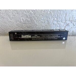 Lottie London Vampire Diaries Star Stamp Liner Stamp & Eyeliner Duo Ultra Black